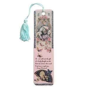 Vintage 90s Friendship Bookmark Victorian Romantic George MacDonald, TLC Antioch